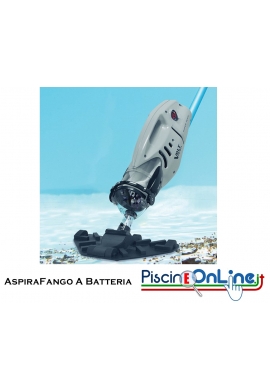 ASPIRAFANGO DOGFISH - FX8 - ASPIRATORE ELETTRICO A BATTERIA IDEALE PER PISCINE DI MEDIE E GRANDI DIMENSIONI