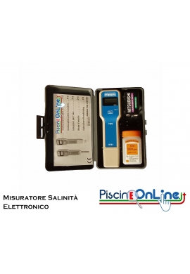 Misuratore Elettronico Salinità - tester controllo salinità per piscina con elettrolisi