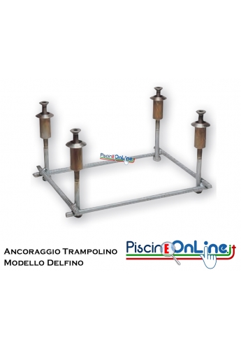 Ancoraggio per tavola trampolino modello Delfino - offerte accessori piscina online