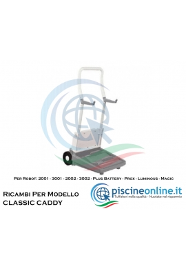 RICAMBI PER CARRELLO PORTA ROBOT DOLPHIN MAYTRONICS - MODELLO: CARRELLO “CLASSIC CADDY”