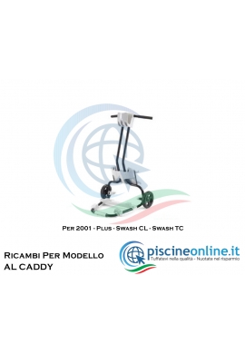 RICAMBI PER CARRELLO PORTA ROBOT DOLPHIN MAYTRONICS - MODELLO: CARRELLO “AL CADDY”