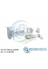KIT DI CIRCOLAZIONE PISCINA COMPLETO DI GUARNIZIONI E INSERTI DELLE VITI IN OTTONE - 4 VERSIONI DA 11 A 30 MC