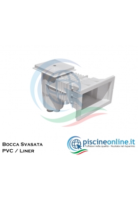 SKIMMER A BOCCA SVASATA PER PISCINE A PANNELLI / LINER - FORNITURA PER ISTALLAZIONE COMPLETA