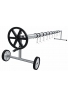 Rullo avvolgitore DRUM con tubo alluminio Ø 110 mt. 7 - 8 con supporti laterali, ruote e manovella