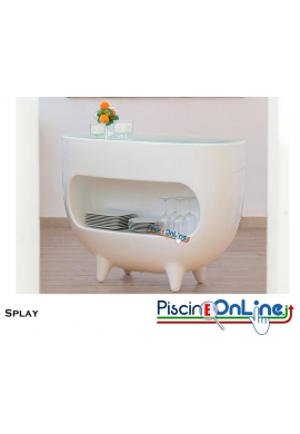 BANCONE CON VANO CONTENITIVO SPLAY by KARIM RASHID DESIGN