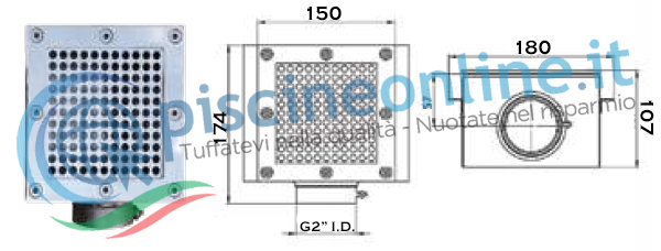 DIMENSIONE SCARICO